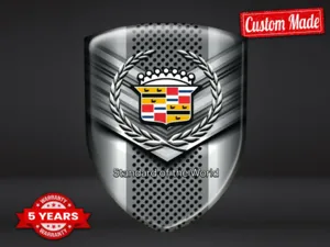 Cadillac Emblemi Auto su Misura Resistenti Alta Qualità Pro